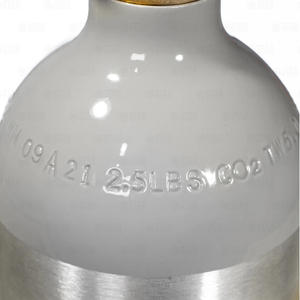 Bouteille de CO2 en aluminium 2,5 lb 4 kg EN ISO 7866 TPED pour distribution - Product Image 6