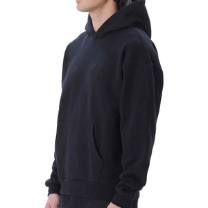 เสื้อสเวตเตอร์แบบสวมหัวมีฮู้ดสำหรับผู้ชายเสื้อสเวตเชิ้ตแบบสวมหัวแนวสตรีทใส่สบาย - Product Image 4