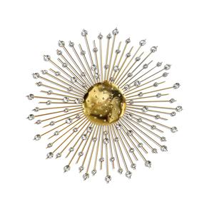 Décoration murale de Noël en laiton argenté doré, design vertical léger, artisanat de haute qualité, accessoires faciles à monter - Product Image 4