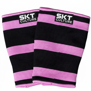 ปลอกเข่าพิมพ์ลายโลโก้ตามสั่ง ปลอกเข่าแบบสวมใส่สบาย ป้องกันการลื่น สำหรับออกกำลังกายและฟิตเนส มีทุกสี - Product Image 2