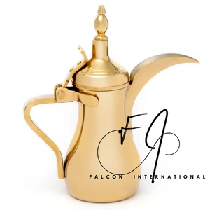 Dallah ทองดีไซน์พิเศษกาแฟและชา dallah กระติกน้ำสไตล์อาหรับ - Product Image 4