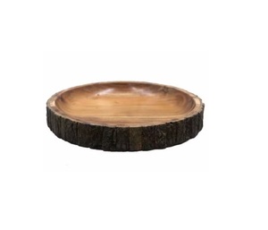 Juego de Platos de Servir de Madera de Mango en Oferta, 2 Piezas, Aptos para Alimentos, Duraderos, Lisos, 100 Piezas, para Mesa de Comedor - Product Image 6