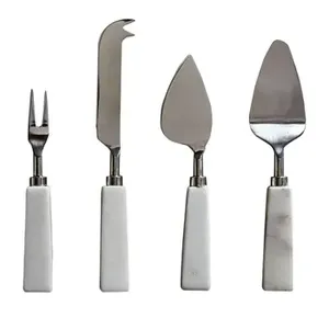 Fromage ensemble d'outils ustensiles de cuisine fromage couteaux serveur argenterie laiton coulée noeud fin poignée mariage couverts ensemble - Product Image 3