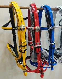 Brida Inteligente de PVC para Caballo con Riendas de Agarre de Goma Hebillas de Acero Inoxidable y Acolchado de Neopreno Personalizable - Product Image 3