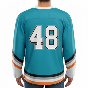 Camisetas de Hockey sobre Patines en Línea Personalizables OEM 2026, Impresión por Transferencia de Calor, Impermeables, 100% Poliéster, Alta Calidad, Deportivas - Product Image 4