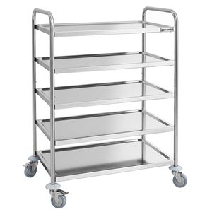 Chariot de service et de dégagement commercial - 845x525mm - 5 niveaux - Product Image 1