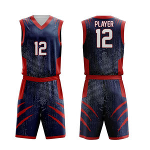 Dernier modèle d'uniforme de basket-ball pour hommes, taille adulte, Service OEM, uniformes de basket-ball personnalisés avec impression par sublimation - Product Image 4
