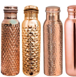 2025 Best Selling Copper Water <b>Bottle</b> 100% Pure Healthy Ayurveda <b>Sports</b> Benefits Drinkware - Indian Home Craft - Product Image 5