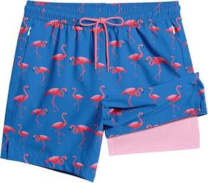 Pantalones Cortos Deportivos 2 en 1 para Hombre al por Mayor, Muestra Gratis, Ropa Deportiva de Gimnasio de Calidad, Estilo Casual, Diseño de Malla, Ecológicos, Color Sólido - Product Image 1