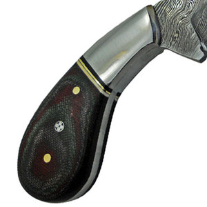 Couteau de chasse Damas à lame fixe fait à la main sur mesure/vente directe d'usine couteaux de chasse pour une utilisation en extérieur - Product Image 4