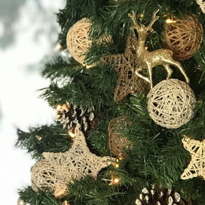 DECORACIÓN CALIENTE DE BOLA DE RATÁN DE NAVIDAD PARA LA TEMPORADA FESTIVA DECORACIÓN DEL HOGAR Y EVENTOS - Product Image 4