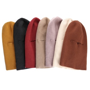 Nouveau Style Personnaliser Broderie Logo Hommes Tricoté 1 Trou Respirant Unisexe Personnalisé Couleur Full Face Cagoule Masques De Ski Pour Hommes - Product Image 6