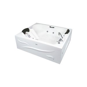 Sacramento Jacuzzi 180x153 H:55 Bonus sistema idromassaggio vasca corpo metallo gamba pannello laterale pannello frontale