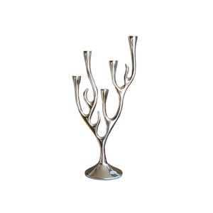 Bougeoir à bougie suspendu finition dorée brillant poli Top vente restaurant hôtel décoration métal support votif - Product Image 4