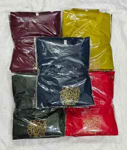 Conjunto de Kurtis de algodón étnico de verano, ropa India paquistaní cómoda, apliques de verano largos para mujer, fabricante directo - Product Image 3