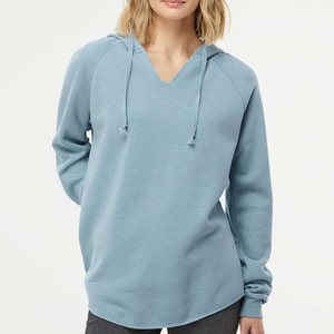 Sudadera con capucha para mujer MOVATEXTILE, color personalizado, con estampado flocado a juego con el tejido y termoadhesivo, fabricada en Pakistán - Product Image 4