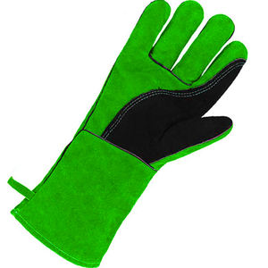 Heavy Duty XL Guantes de soldadura de seguridad industrial Reforzado de cuero dividido de vaca Lucha contra incendios Característica anticorte Trabajadores Algodón Aramida - Product Image 3