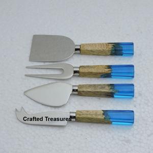 Royal ชุดมีดหั่นชีสชีสทำด้วยมือมีดหั่นเนยทำจากเรซินหรูหราพร้อมที่จับทำจากเรซิน - Product Image 4