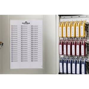 1-Door <b>Key</b> Cabinet/<b>Key</b> Box Size H280 X W302 X D118 mm Cylinder Lock 36 <b>Hooks</b> Durable <b>Wall</b> Mail & <b>Key</b> Organizer - Product Image 1