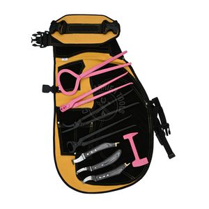 Kit de soin des sabots et de marquage des chevaux, outils de maréchal-ferrant, ensemble de tablier de marquage des sabots, pince à sabots, tire-clous et boucle, couteaux à sabots - Product Image 1