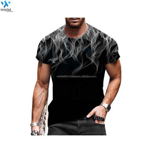 เสื้อยืดแขนสั้นสำหรับผู้ชาย, เสื้อยืดผ้าฝ้าย100% ลำลองเนื้อนุ่มดีไซน์เรียบสำหรับฤดูร้อน - Product Image 2