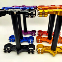 Kit de potence de guidon triple en aluminium CNC 7075 pour SurRon Light Bee X, amélioration des performances pour moto électrique tout-terrain