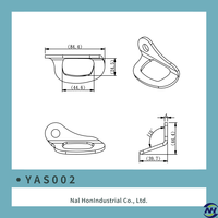 YAS002 NAL HON Équipement et accessoires de lutte contre l'incendie en acier inoxydable, ancre d'escalade, boulon de suspension, 25kN