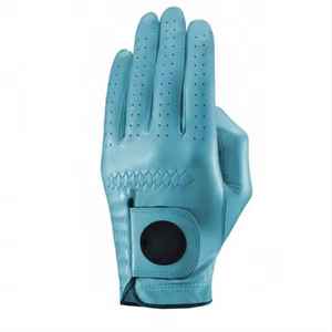 Guantes de golf suaves con logotipo personalizado para hombres y niños, cuero lavable y Cabretta para deportes al aire libre - Product Image 3
