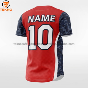 2025 maillot de Baseball à séchage rapide fabriqué au Pakistan vêtements de sport imprimés bas prix respirant manches courtes maillot de Baseball Service OEM - Product Image 6