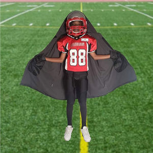 Custom American Football Sideline <b>Cape</b> Waterproof Windproof Warm Long Team Jacket With Logo Printing Breathable Fabric OEM - Product Image 5