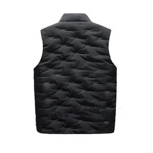 Nouveau design, mode hiver, chauffe-corps personnalisé pour l'hiver à col montant, gilet en coton pour hommes, vestes bouffantes sans manches - Product Image 2