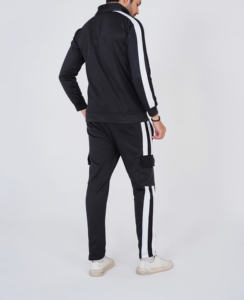 Conjunto de Sudadera con capucha de tela gruesa y cálida al por mayor, chándal de Invierno Polar con cuello levantado, chándal de invierno para hombre - Product Image 6