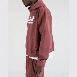 Sudadera con Capucha Extra Grande para Hombre de Primera Calidad, Mezcla de Algodón de Alta Calidad, Diseño de Hombros Caídos, Peso Pesado para Logotipo con Estampado Inflado - Product Image 4