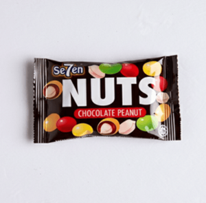 Se7en Barres énergétiques cacahuètes enrobées de chocolat 12g Bonbons en-cas dans un sac - Product Image 6