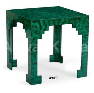 Mesa auxiliar redonda de acero inoxidable sólido plata hecha a mano con pulido a mano Ideal para el hogar y la Oficina - Product Image 4