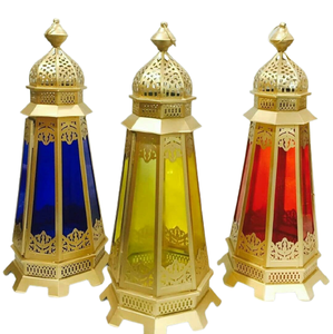 Lanterne marocaine de mariage pour décoration de Table Mini lampes marocaines pour décoration de mariage en plein air lampes traditionnelles marocaines - Product Image 1