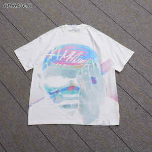 T-shirt personnalisé délavé à l'acide pour hommes 100% coton surdimensionné Plus Size graphique t-shirts Imprimer Logo Vintage T Shirt pour hommes - Product Image 6