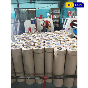 Cinta de papel Kraft con adhesivo acrílico activado por agua antiestático duradero para embalaje de decoración de interiores de construcción de prendas de vestir - Product Image 6