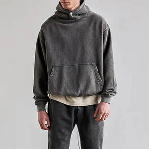 2023 gros personnalisé Logo impression broderie unisexe personnalisé sweats à capuche étiquette 100% coton USA taille hommes - Product Image 6