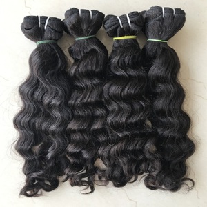 Exportación de calidad superior Remy Grade Indian Virgin Temple 16 ''Paquetes de ondas de cuerpo suelto Extensión de cabello Cabello de un solo donante Proveedor indio - Product Image 3