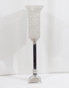 Bougeoir de luxe royal de haute qualité de style fantaisie perlé en cristal de qualité supérieure pour la maison, l'hôtel et la décoration de mariage - Product Image 5