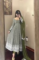 Robe en coton pour femmes, Design, Kurtis, vente en gros, Anarkali, dernière mode, prix bas avec dupata, femmes indiennes, Reyon