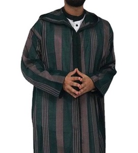 Al Dafah Thobes Robe islamique à la mode pour hommes Thobes Jubba Haute qualité Conçu sur mesure Chaleur faite pour hommes Thobe / Thawb - Product Image 5
