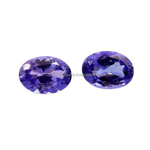 Piedras Preciosas Semipreciosas de Tanzanita Ovalada Facetada, 4 Piezas, 3.80 Quilates en Total, Paquete de Piedras Naturales para la Elaboración de Joyería Personalizada - Product Image 4