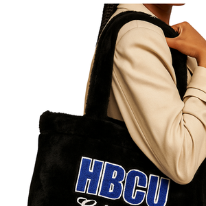 Bolso de Mano de Peluche con Bordado de Chenilla, Diseño de la Hermandad Griega Zeta Phi Beta, Regalo para Graduados de HBCU - Product Image 4