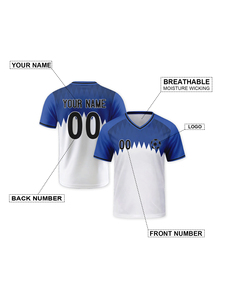 Camiseta de fútbol personalizada, camiseta de entrenamiento de fútbol con nombre y número impresos personalizados, camiseta de fútbol de equipo para mujeres, hombres y jóvenes - Product Image 4