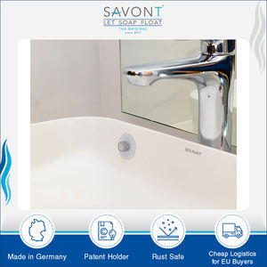 Porte-savon flottant écologique avec capacité de charge de 200g Porte-savon magnétique pour salles de bain luxueuses - Product Image 5