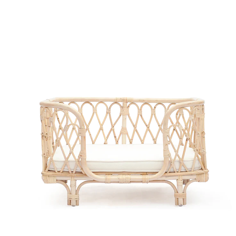 Eco friendly Organic Rattan Pet Bed