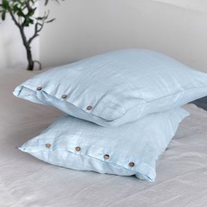 French Linen Bedding Set wholesale Solid Color Simple Style High quality Linen fabric Soft Durable fade resistant OEM ODM - Product Image 6