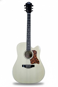 Guitare acoustique SOLOBEAT A77 HK 40 Cutaway, finition brillante, cordes en acier, pour débutants et professionnels, table en bois massif, fond et côtés en palissandre - Product Image 4